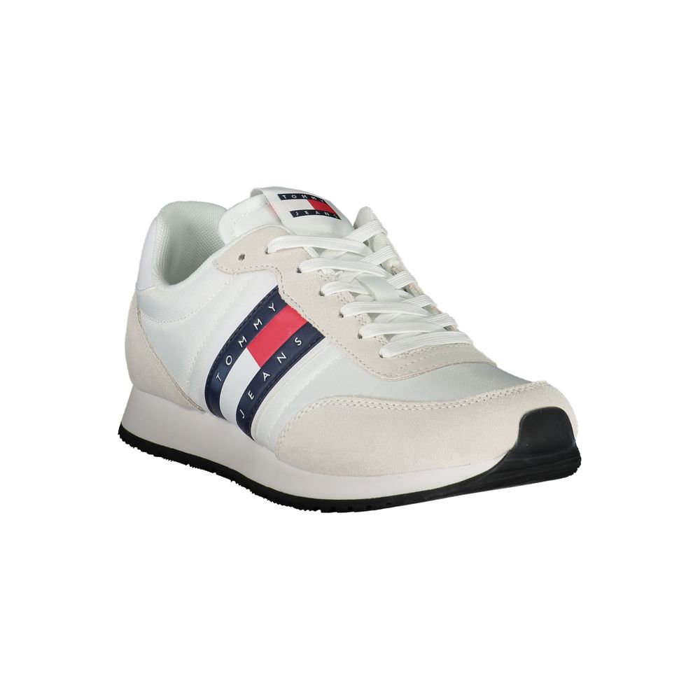 Tommy Hilfiger Weiße Herren-Sneaker aus Polyurethan