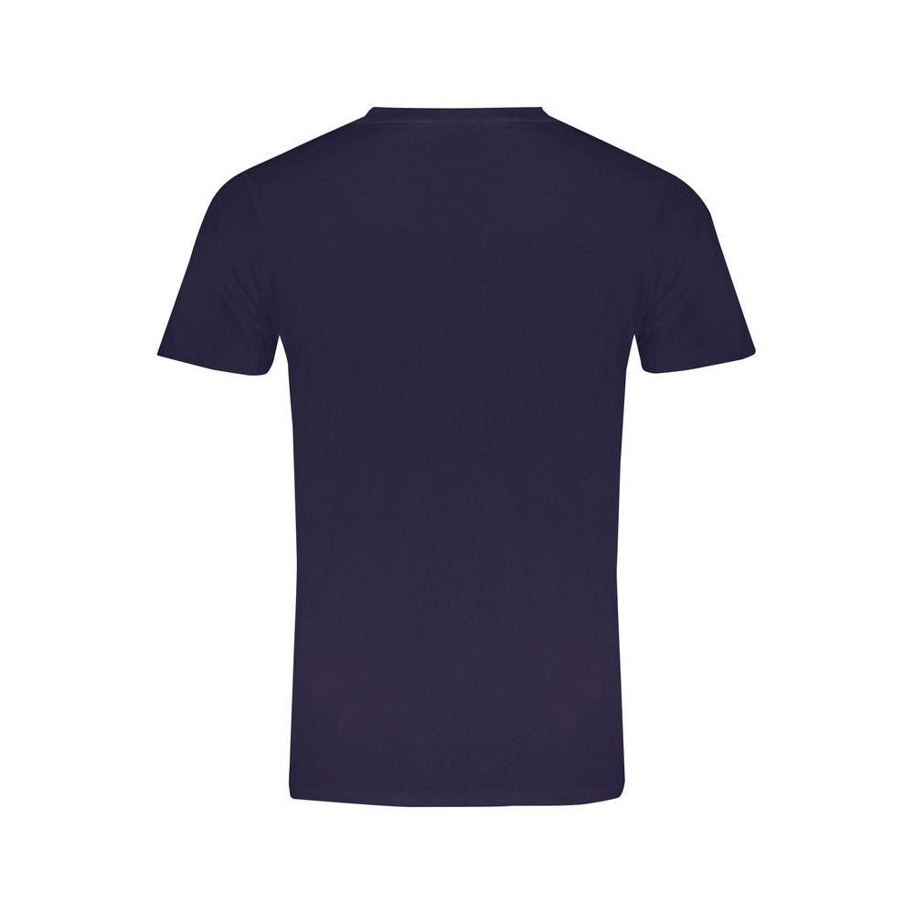 Norway 1963 Blaues Baumwoll-T-Shirt für Herren