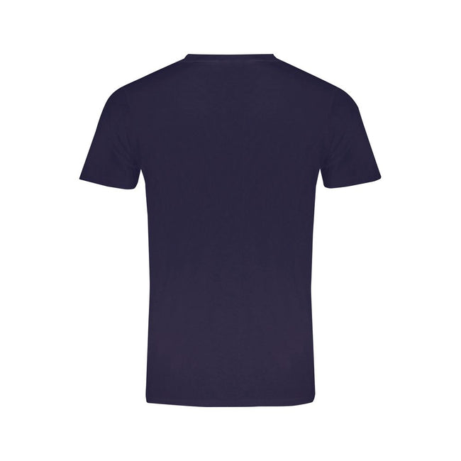 Norway 1963 Blaues Baumwoll-T-Shirt für Herren