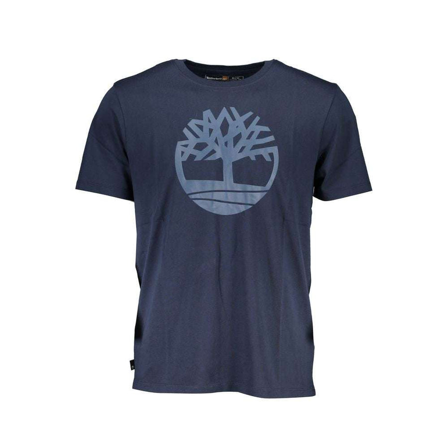 Timberland Blue Cotton T-Shirt for Men