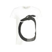 Trussardi Weißes Herren-T-Shirt aus Baumwolle