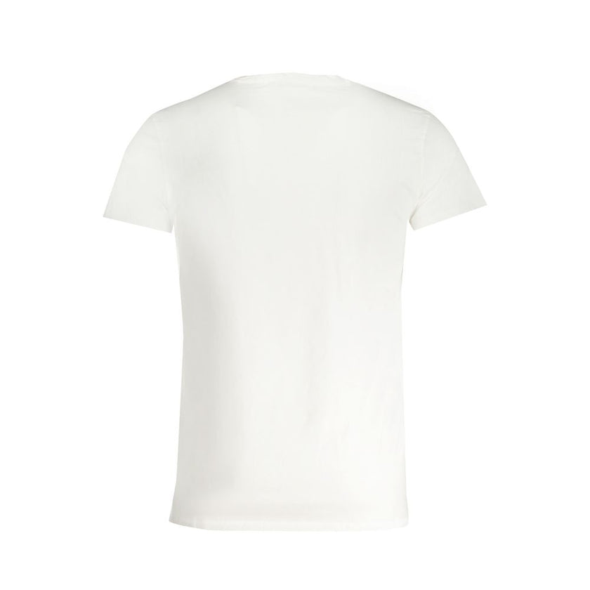 Trussardi Weißes Herren-T-Shirt aus Baumwolle