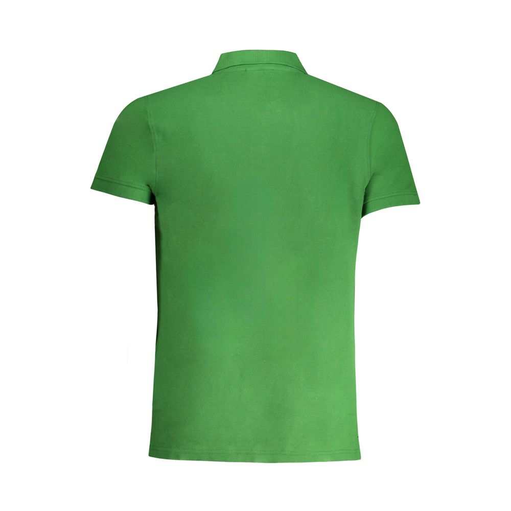 Cavalli Class Men's Polo Shirt Green Cotton