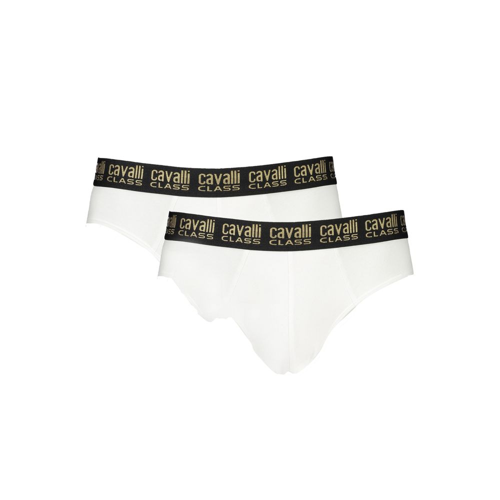 Cavalli Class White Cotton Men's Underwear