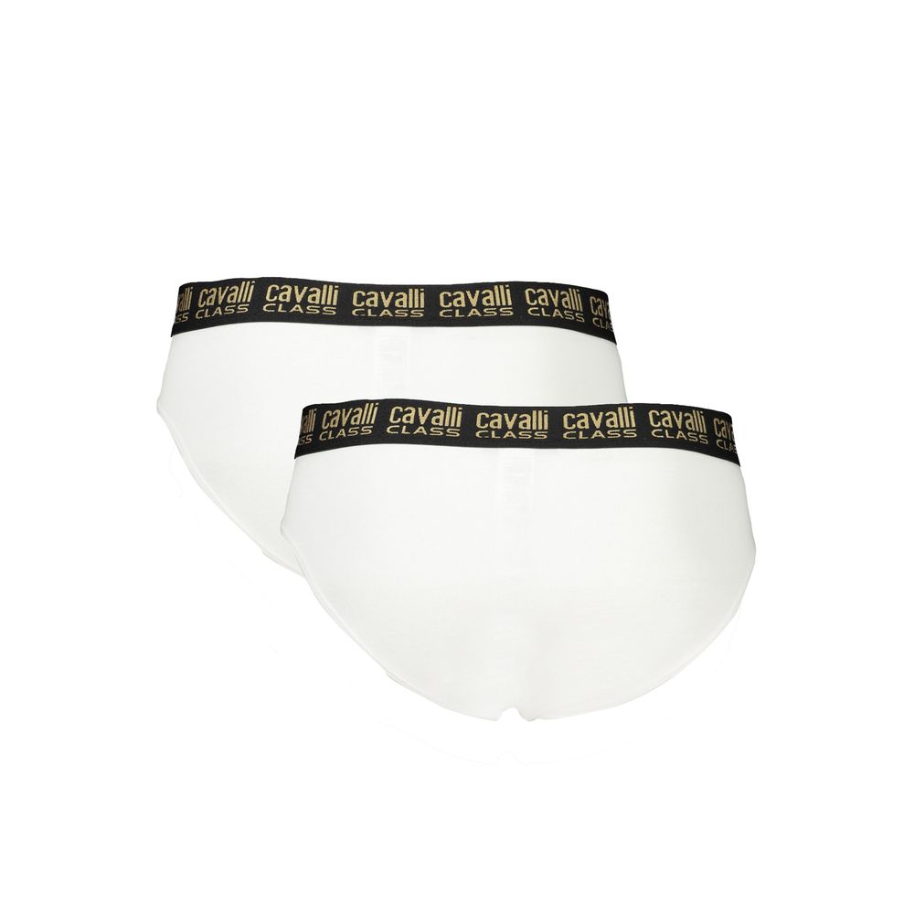 Cavalli Class White Cotton Men's Underwear