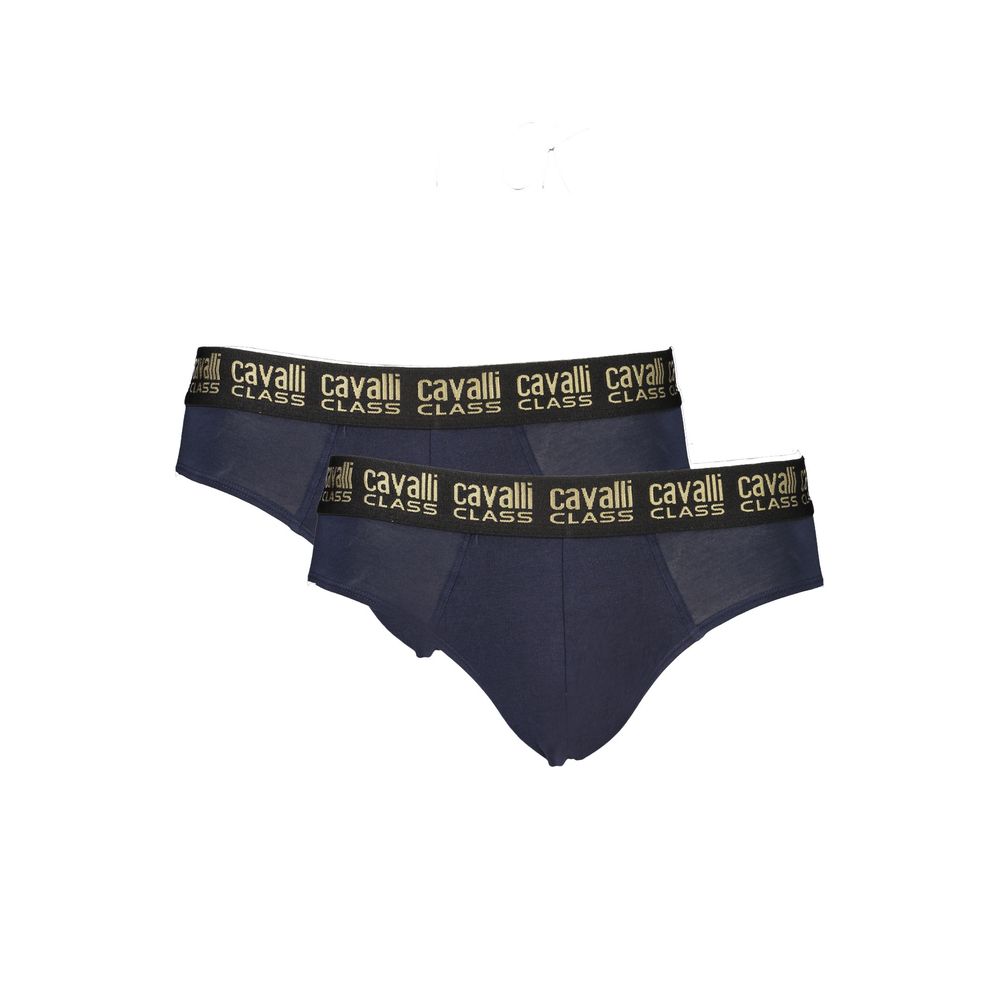 Cavalli Class Blue Cotton Men's Underwear