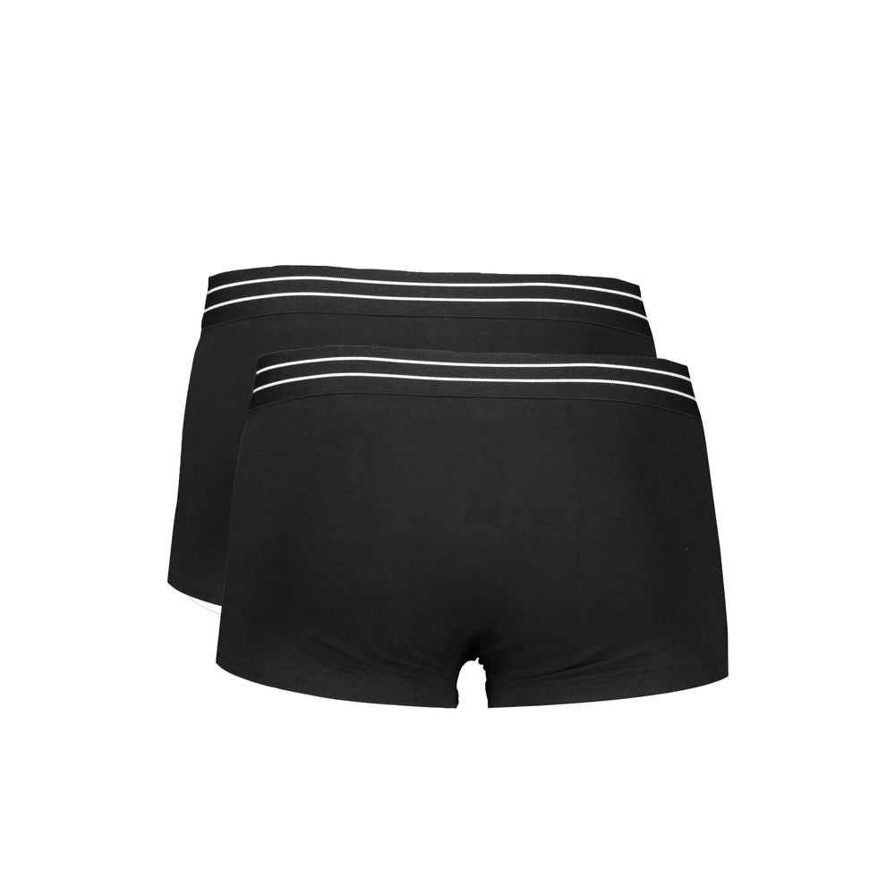 Cavalli Class Men's Black Cotton Boxer Shorts