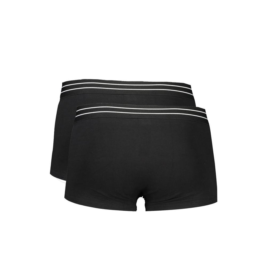 Cavalli Class Men's Black Cotton Boxer Shorts