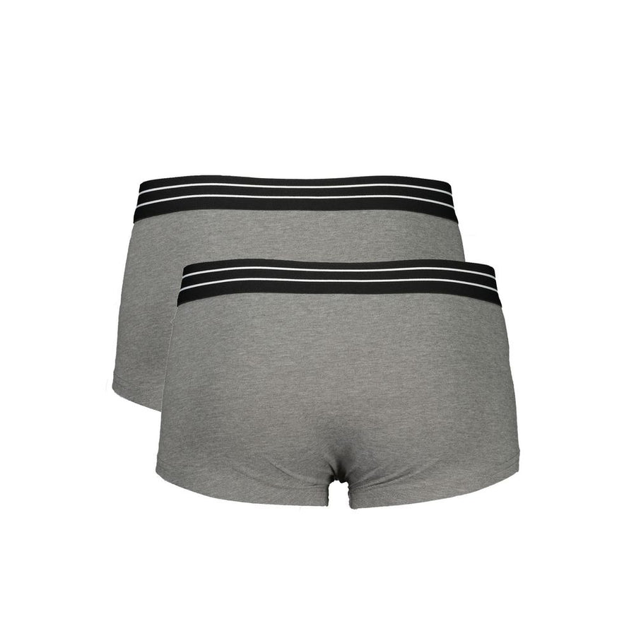 Cavalli Class Men's Grey Cotton Boxer Shorts