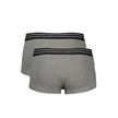 Cavalli Class Grigio Herren-Boxershorts aus Baumwolle