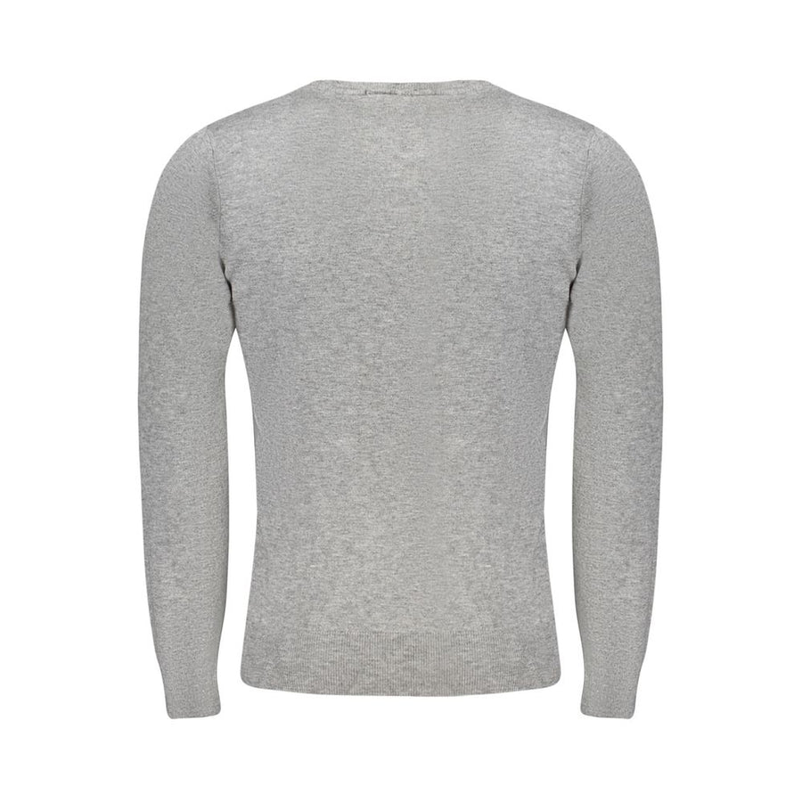 Cavalli Class Grigio Viscose Herrenpullover