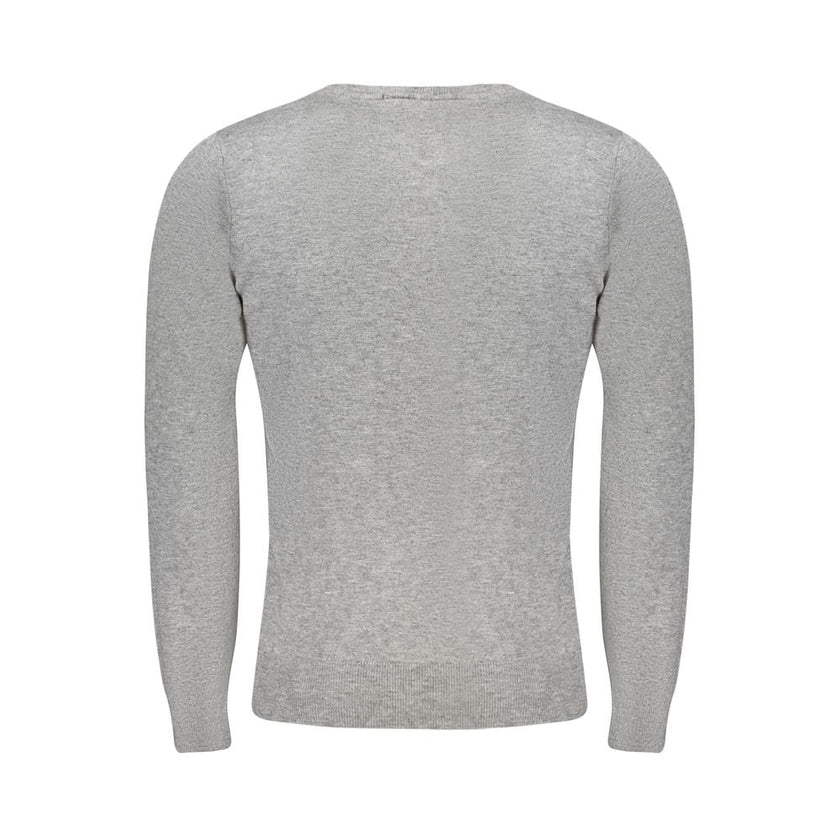 Cavalli Class Grigio Viscose Herrenpullover
