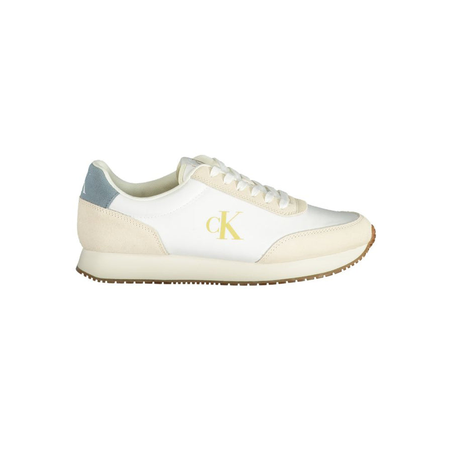 Calvin Klein White Men's Polyester Sneakers
