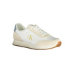Calvin Klein Weiße Herren-Sneaker aus Polyester
