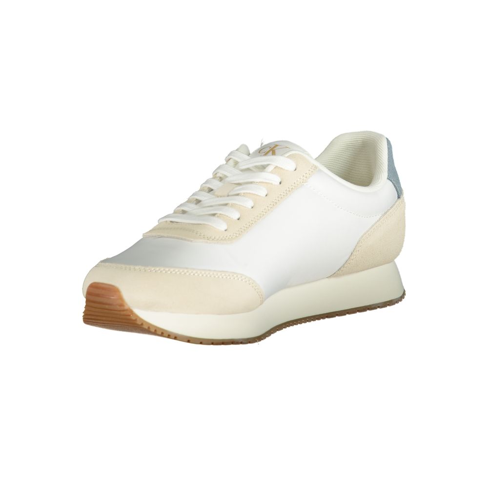 Calvin Klein White Men's Polyester Sneakers