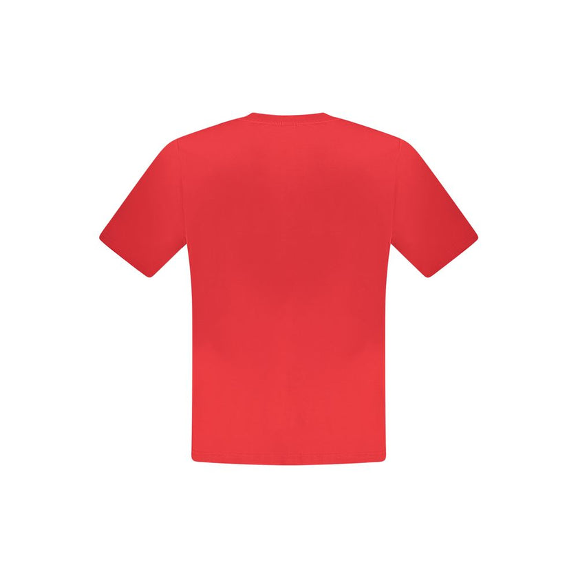 North Sails Rosso Baumwoll-T-Shirt für Herren