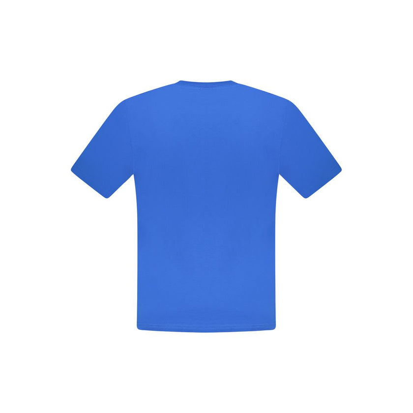 North Sails Blu Baumwoll-T-Shirt für Herren