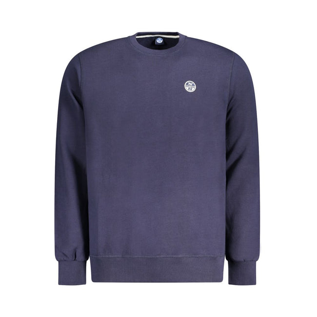 North Sails Baumwoll-Sweatshirt in Blau