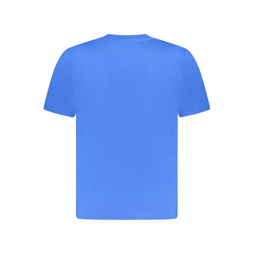 North Sails Blu Baumwoll-T-Shirt für Herren