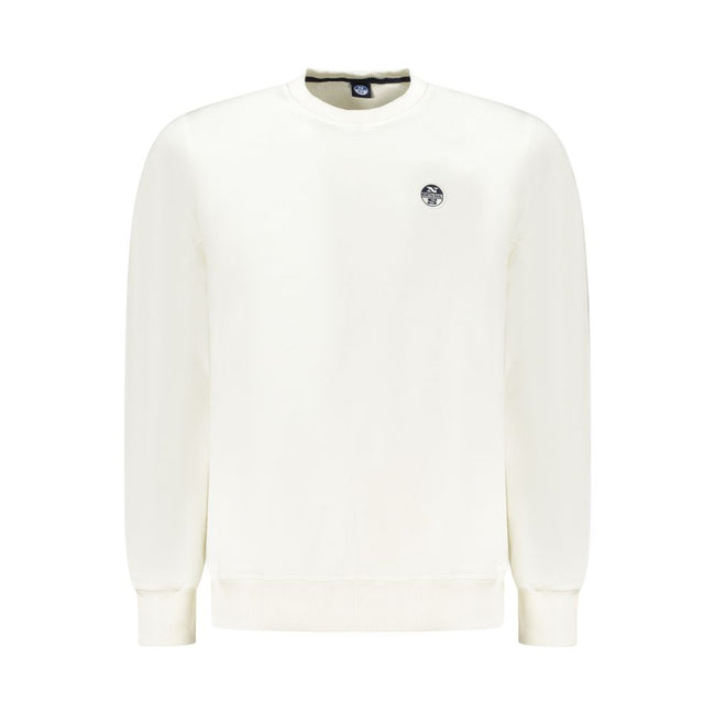 North Sails Weißes Baumwoll-Sweatshirt für Herren
