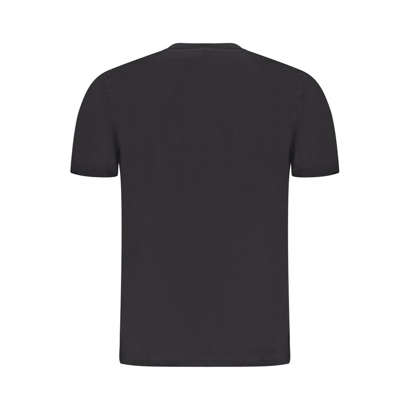 North Sails Schwarzes Baumwoll-T-Shirt für Herren
