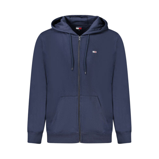 Tommy Hilfiger Blaues Herren-Kapuzensweatshirt aus Baumwolle