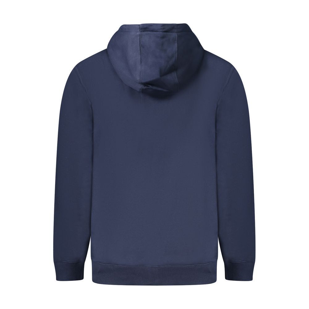 Tommy Hilfiger Men's Blue Cotton Hooded Sweatshirt