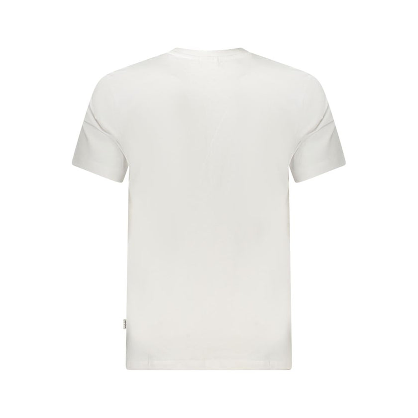 Pepe Jeans Weißes Herren-T-Shirt aus Baumwolle