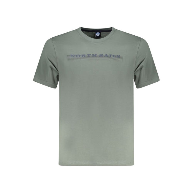 North Sails Verde Baumwoll-T-Shirt für Herren