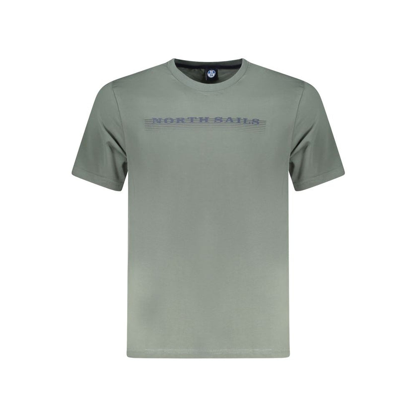 North Sails Verde Baumwoll-T-Shirt für Herren
