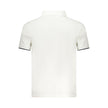 North Sails Bianco Baumwoll-Herrenpoloshirt