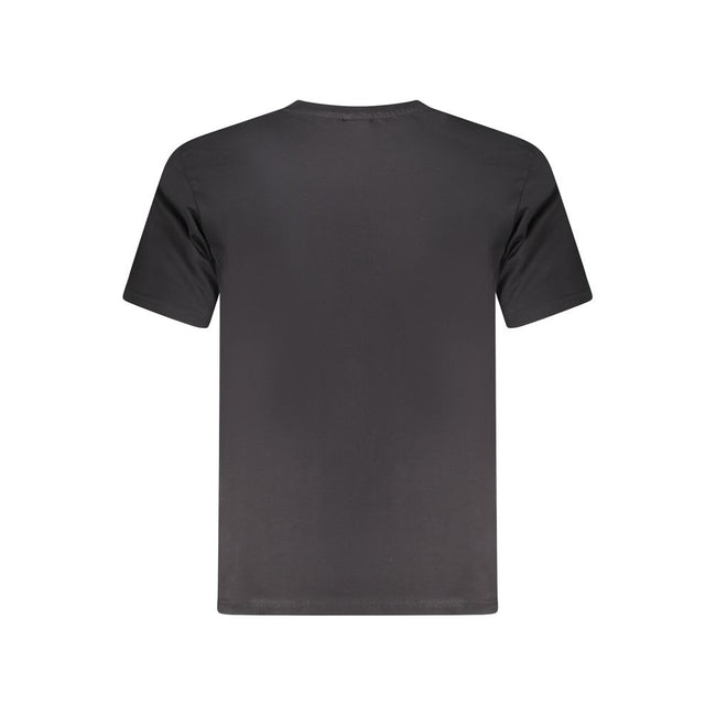 North Sails Schwarzes Baumwoll-T-Shirt für Herren