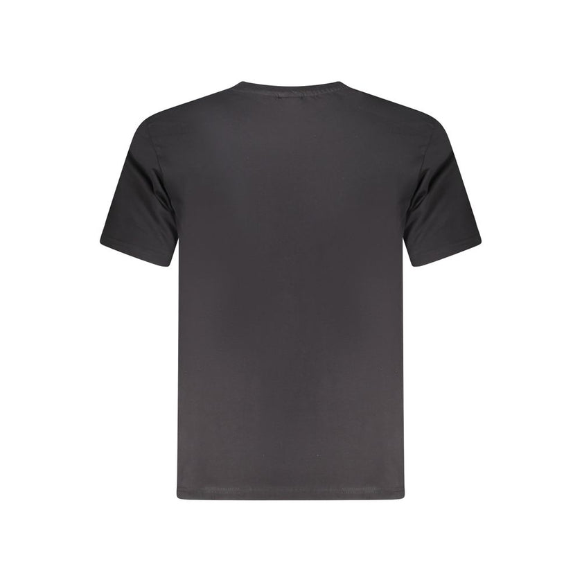 North Sails Schwarzes Baumwoll-T-Shirt für Herren