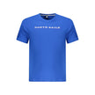 North Sails Blu Baumwoll-T-Shirt für Herren