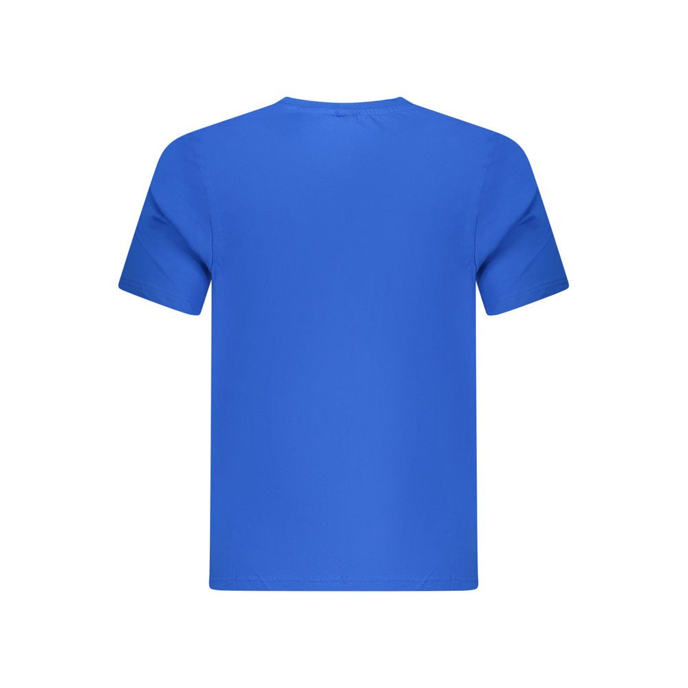 North Sails Blu Baumwoll-T-Shirt für Herren