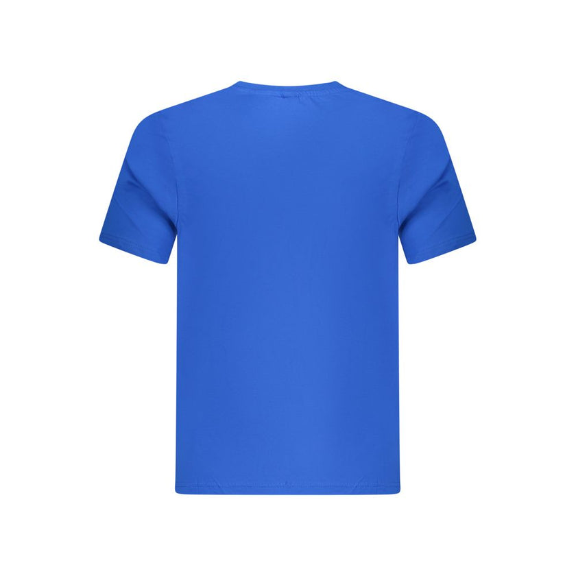 North Sails Blu Baumwoll-T-Shirt für Herren