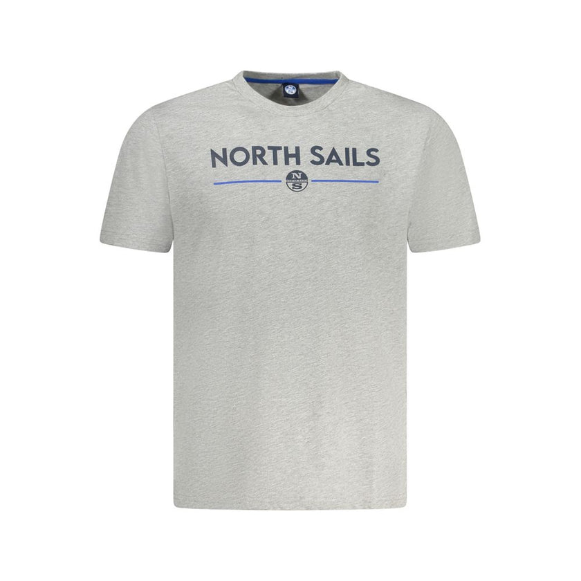 North Sails Grigio Baumwoll-T-Shirt für Herren