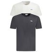 Fila Schwarzes Herren-T-Shirt aus Bio-Baumwolle