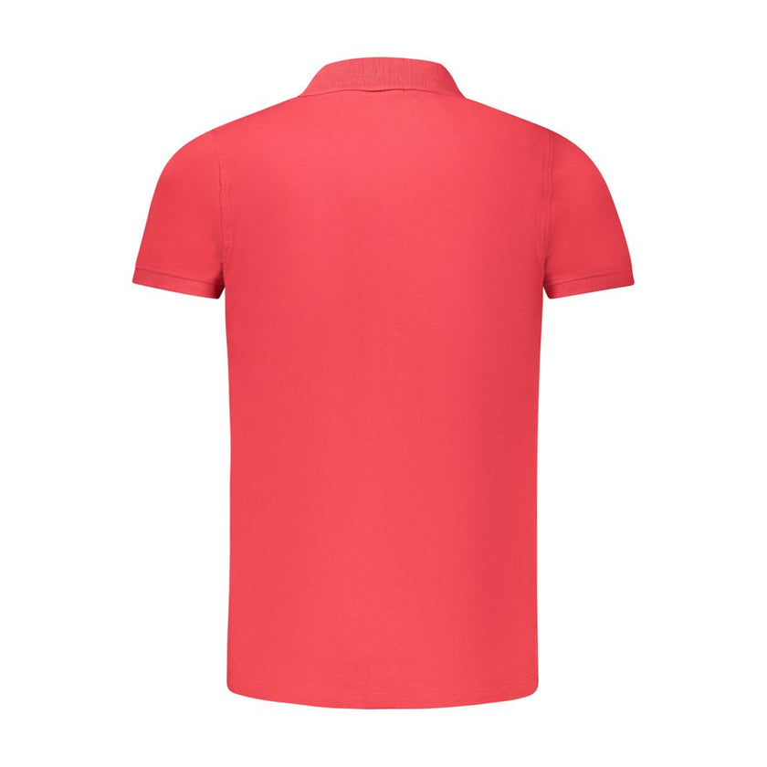 Norway 1963 Rotes Baumwoll-Poloshirt