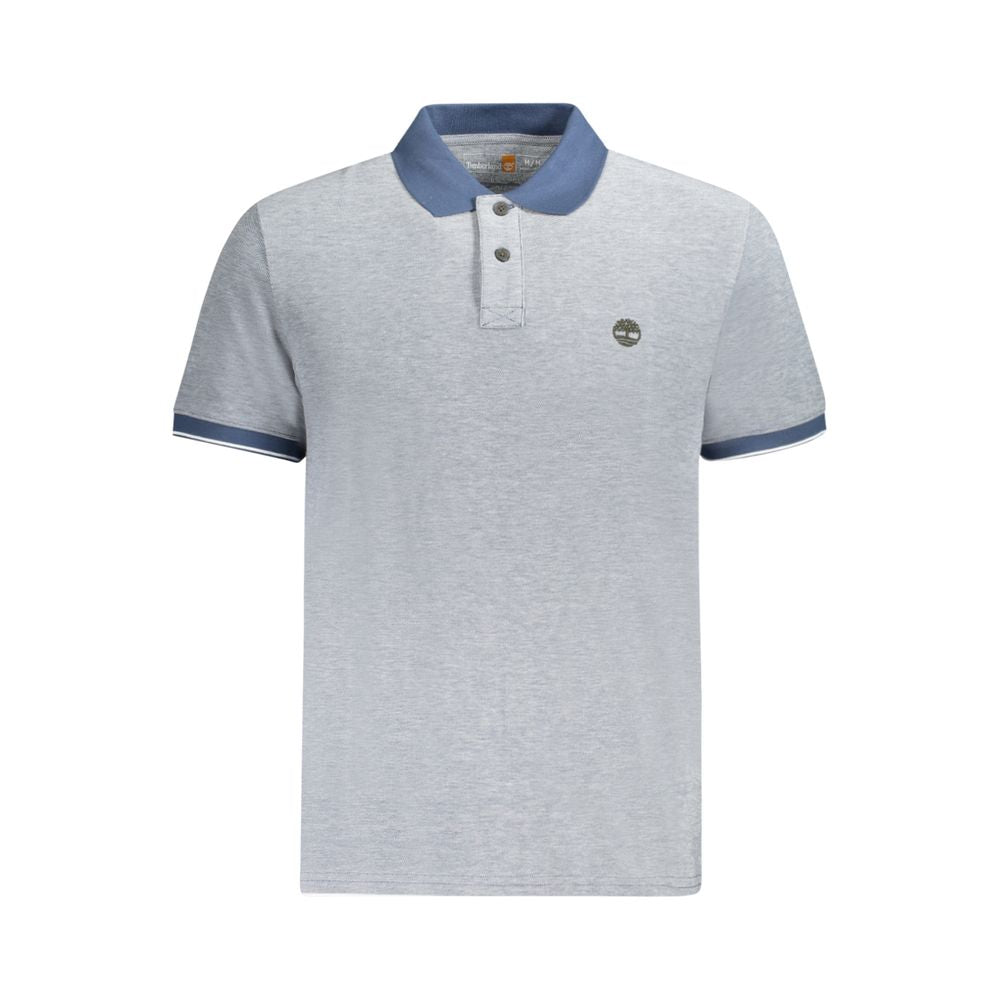 Timberland Men's Blue Cotton Polo Shirt