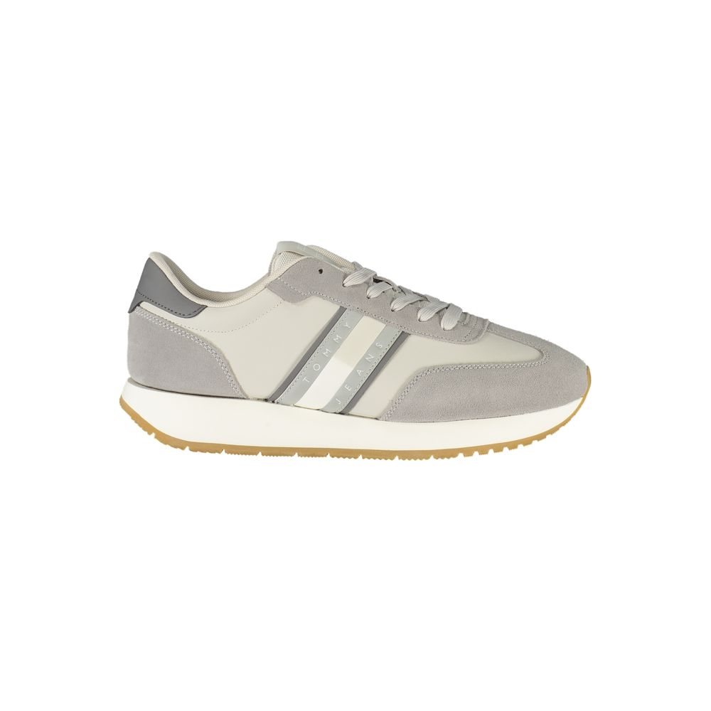 Tommy Hilfiger Grey Polyester Sneakers