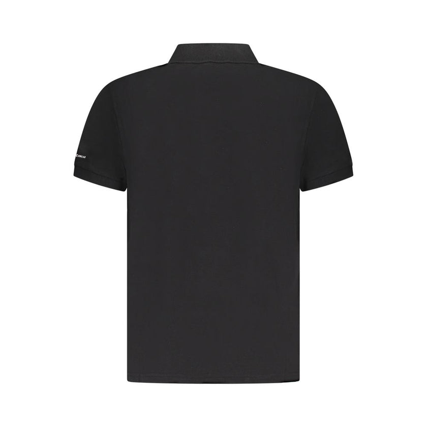 Trussardi Schwarzes Baumwoll-Poloshirt für Herren