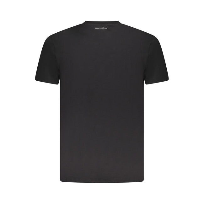 Trussardi Nero Baumwoll-T-Shirt für Herren