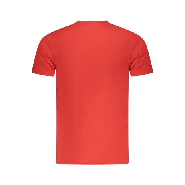Cavalli Class Rosso Baumwoll-T-Shirt für Herren