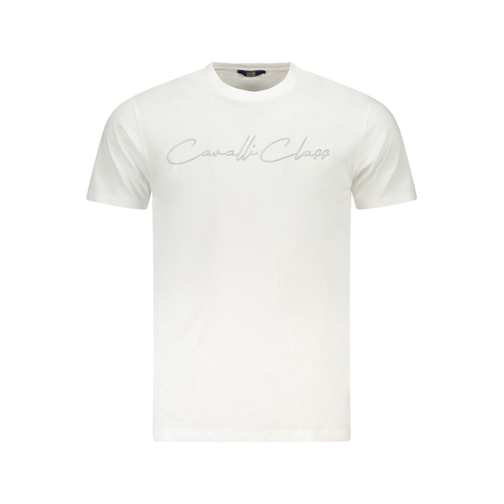 Cavalli Class Cotton T-Shirt in White