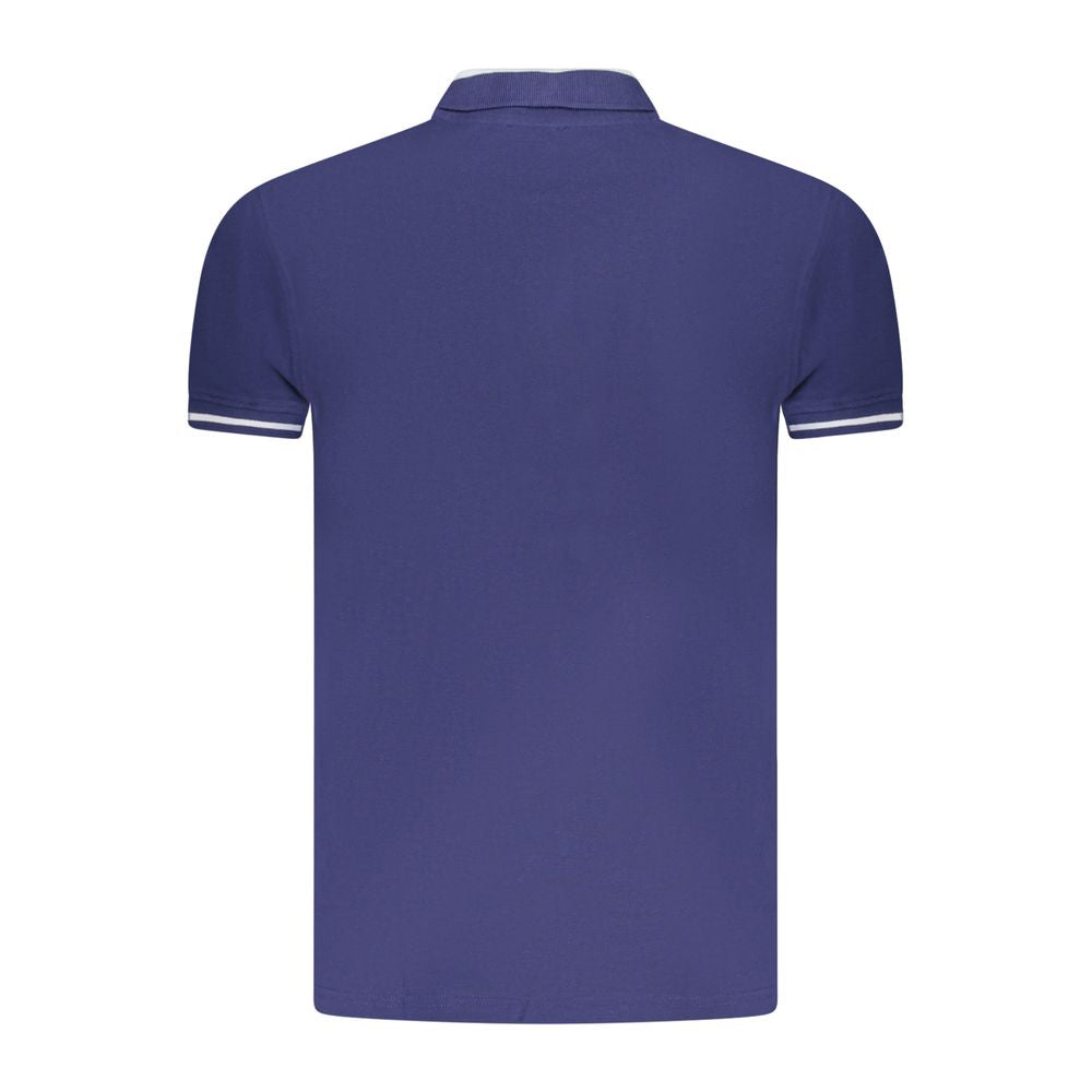 Cavalli Class Blue Cotton Men's Polo Shirt