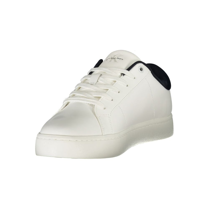 Calvin Klein Bianco Polyurethane Herren Sneaker