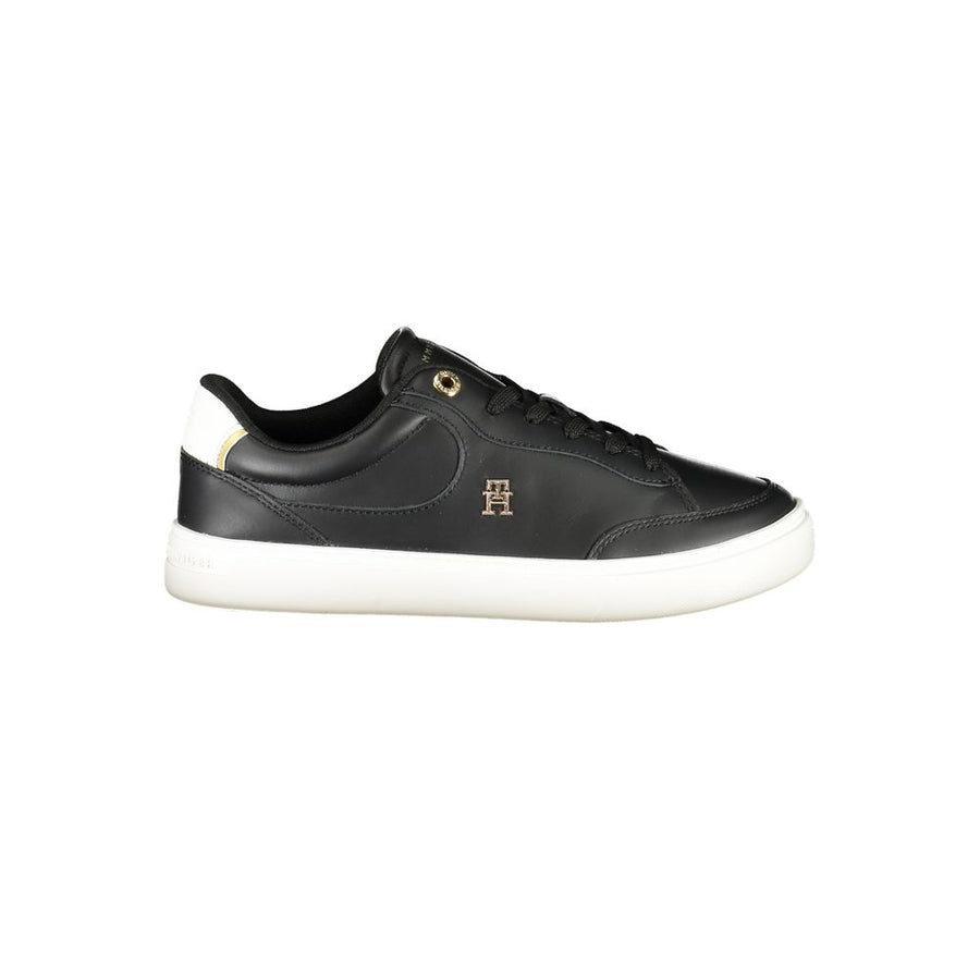 Tommy Hilfiger Black Polyester Sneakers