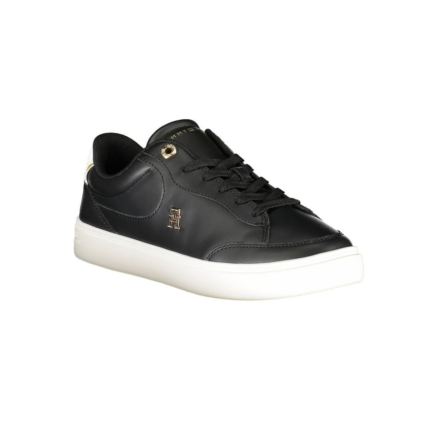 Tommy Hilfiger Black Polyester Sneakers