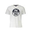 North Sails Weißes Herren-T-Shirt aus Baumwolle